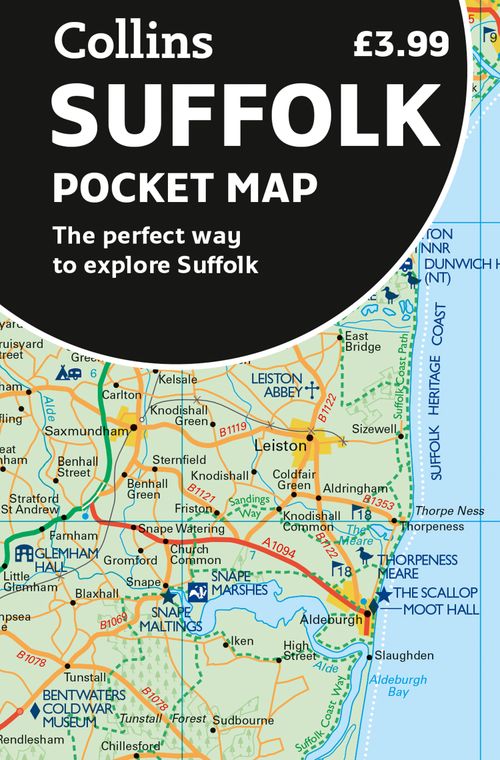Suffolk Pocket Map, Non-Fiction, Map, Collins Maps