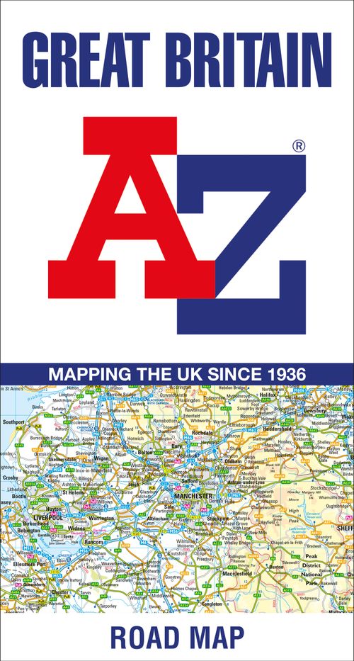 Great Britain A-Z Road Map, Non-Fiction, Map, A-Z maps
