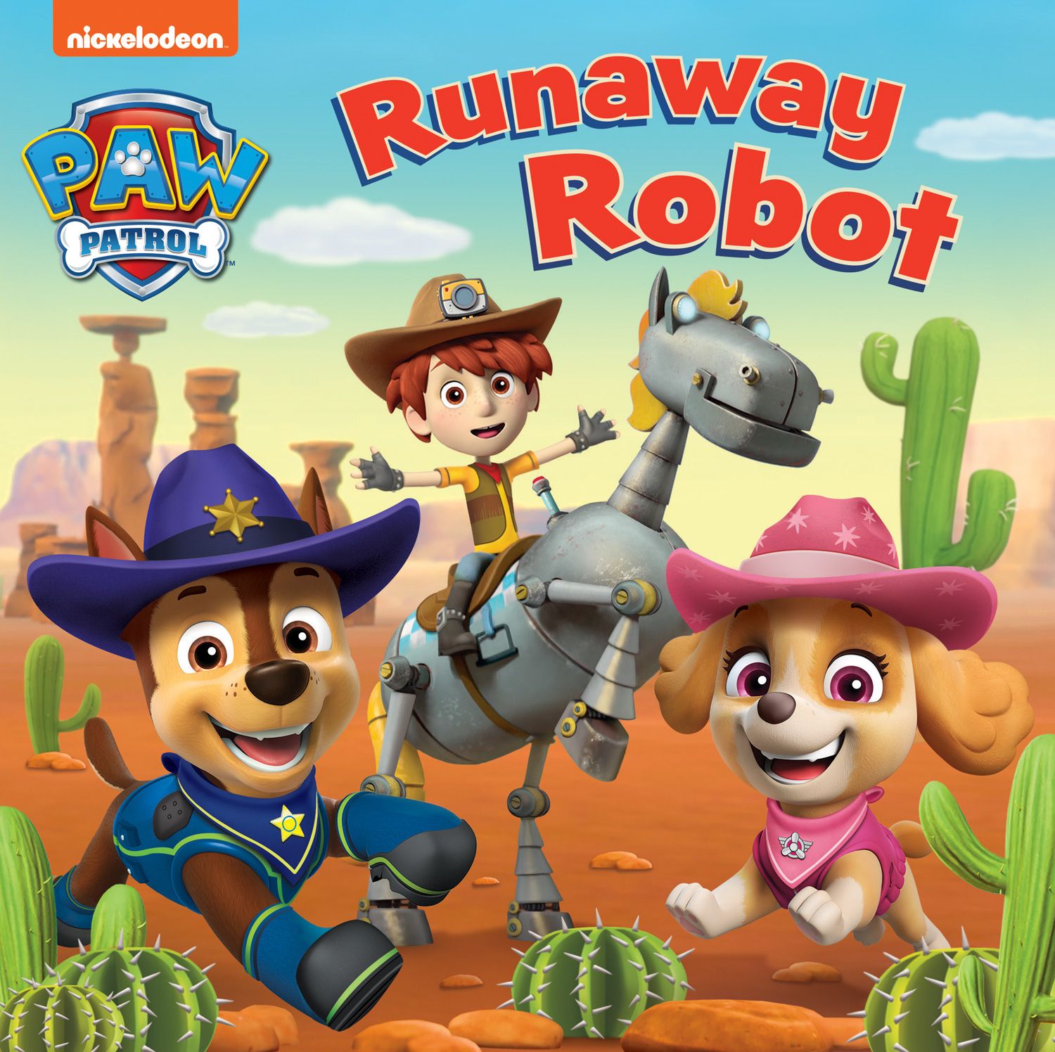 PAW PATROL RUNAWAY ROBOT BOARD BOOK HarperReach