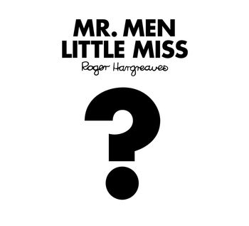 Mr Men New Character - Adam Hargreave