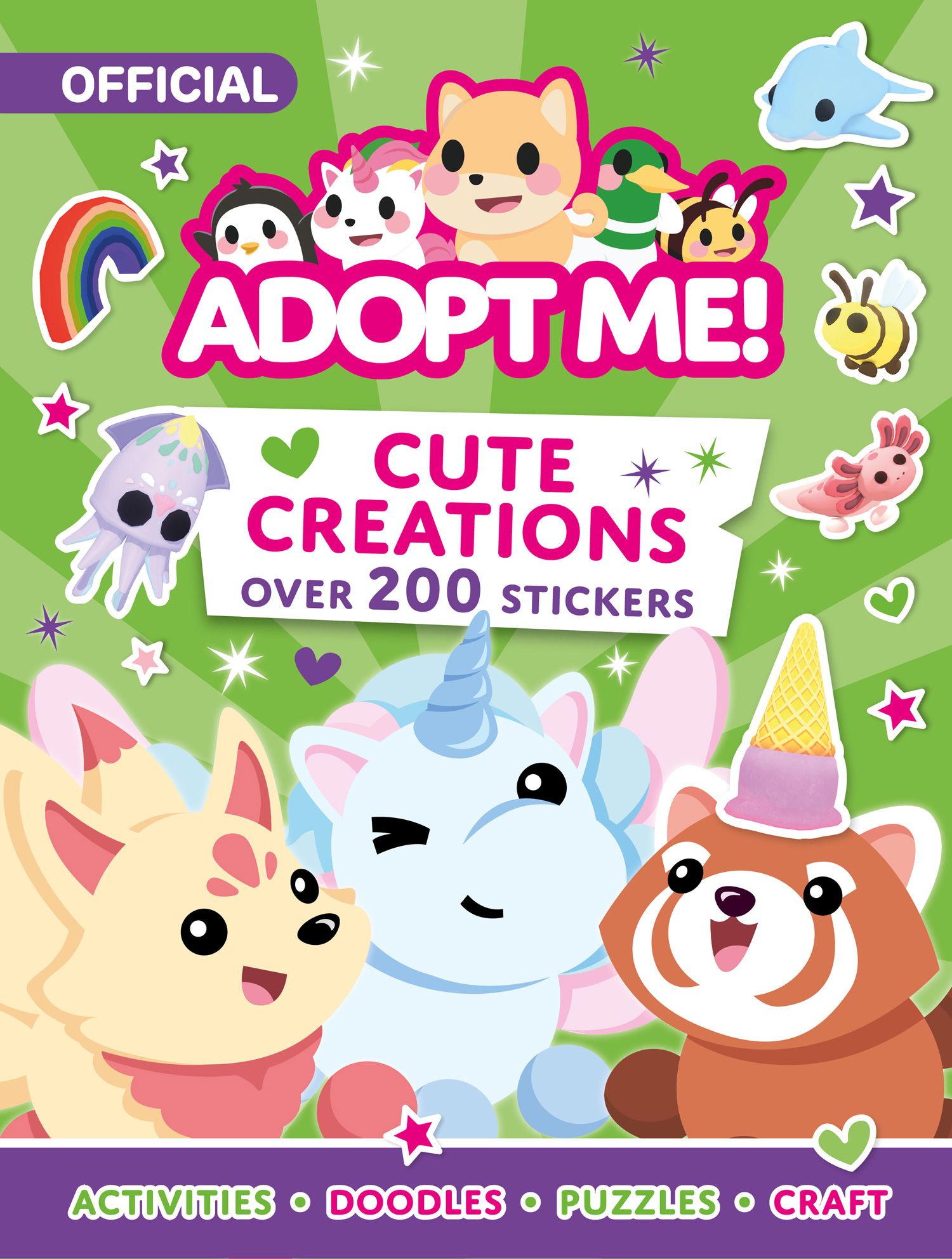 Adopt Me! - Adopt Me! Cute Creations Sticker Book (Adopt Me!) - HarperReach