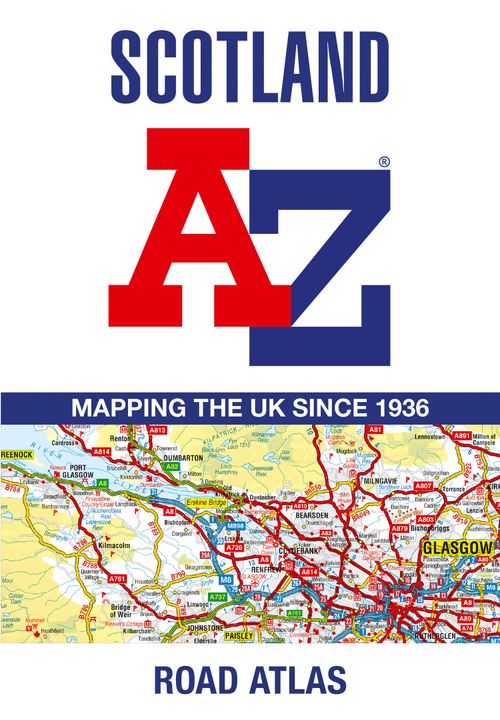 Scotland A-Z Road Atlas by A-Z Maps (Paperback Book) - Image 8