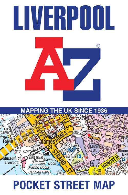 Liverpool A-Z Pocket Street Map, Non-Fiction, Map, A-Z Maps