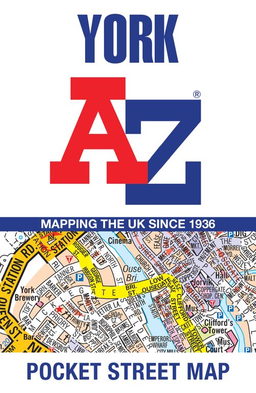 York A-Z Pocket Street Map, Non-Fiction, Map, A-Z Maps