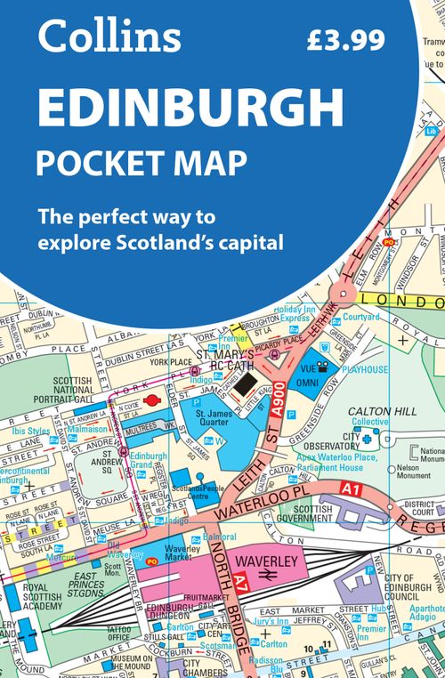 Edinburgh Pocket Map, Sports, Hobbies & Travel, Map, Collins Maps