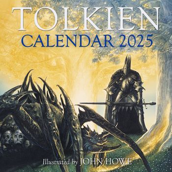 Tolkien Calendar 2025: The History of Middle-earth - J. R. R. Tolkien, Illustrated by John Howe