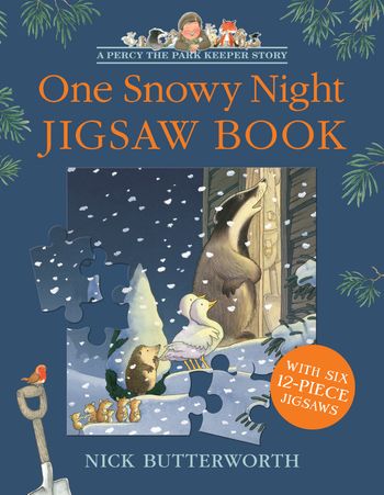 Percy the Park Keeper - One Snowy Night Jigsaw Book - Nick Butterworth