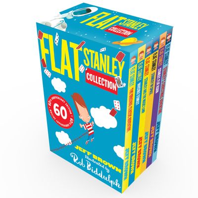 Flat Stanley - Flat Stanley 60th Anniversary Six-Book Box Set (Flat Stanley) - Jeff Brown, Illustrated by Rob Biddulph