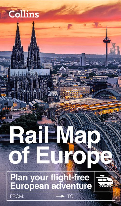 Collins Rail Map of Europe by Collins Maps Sheet map, folded - Image 6