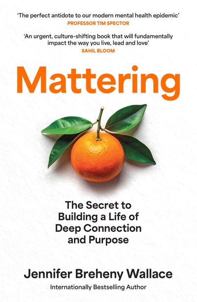 Cover image for Mattering: The Secret to Building a Life of Deep Connection and Purpose - Jennifer Breheny Wallace