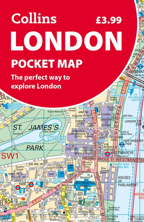 London Pocket Map, Non-Fiction, Map, Collins Maps