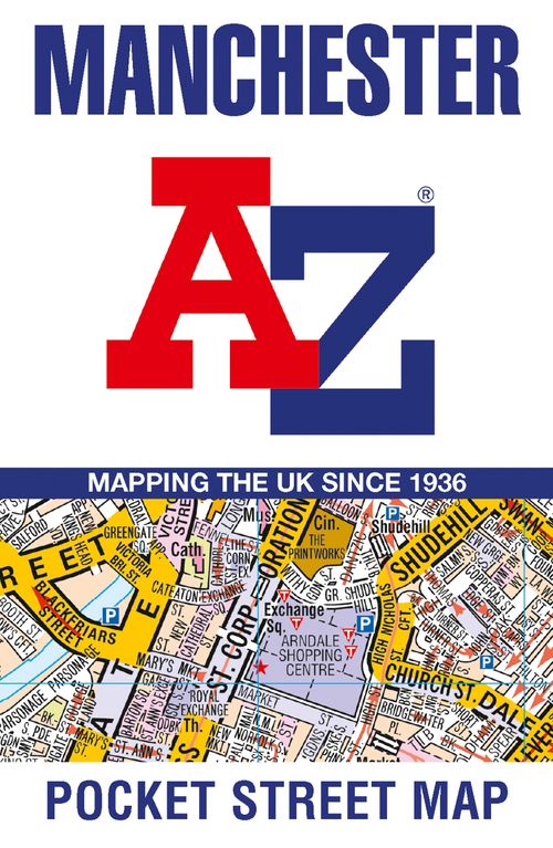 Manchester A-Z Pocket Street Map, Non-Fiction, Map, A-Z Maps