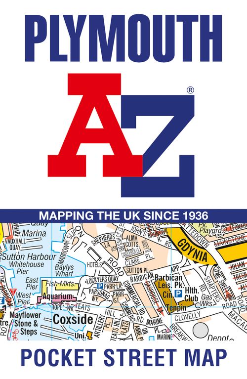 Plymouth A-Z Pocket Street Map, Sports, Hobbies & Travel, Map, A-Z Maps