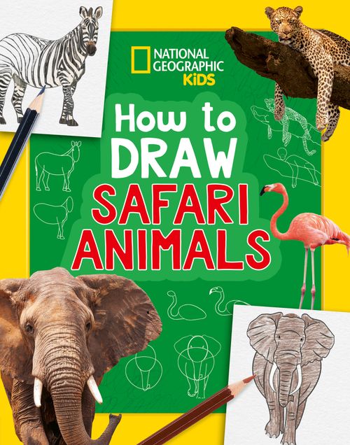 How to Draw Safari Animals, Non-Fiction, Paperback, National Geographic Kids - Image 8