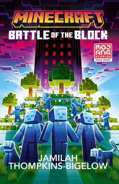 Cover image for Minecraft Battle of the Block Novel - Jamilah Thompkins-Bigelow