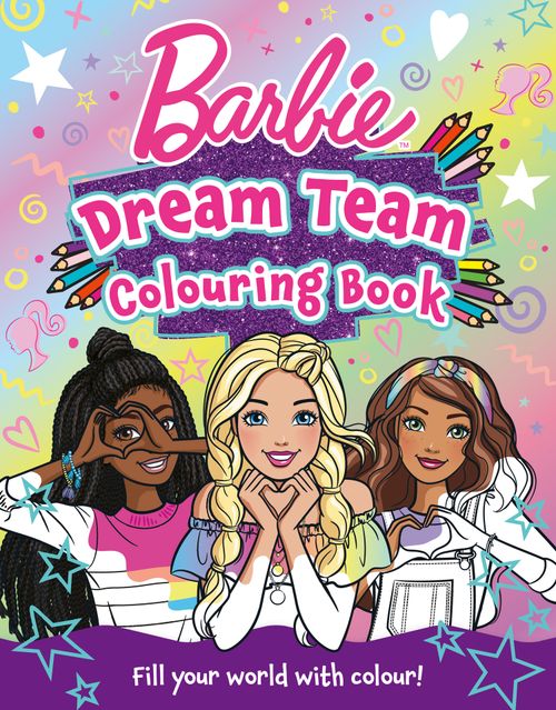 Barbie Dream Team Colouring Book, Children's, Paperback, Barbie