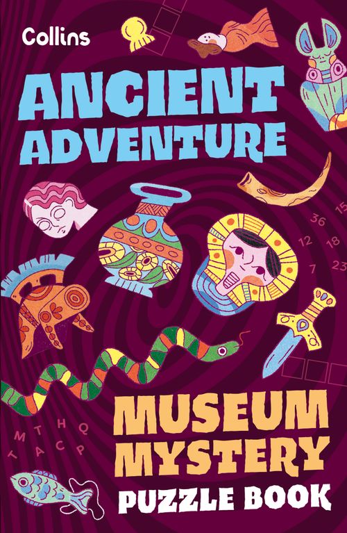 Museum Mystery Puzzle Book – Ancient Adventure, Children's, Paperback, Tom Bolton and Collins Kids, Illustrated by Joana Majerus
