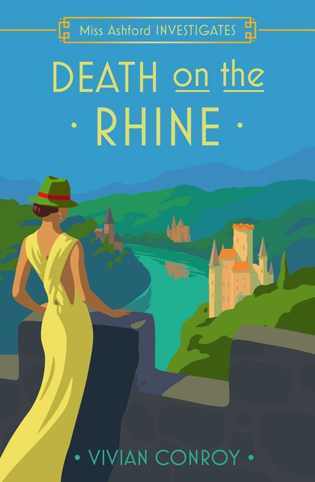 Cover image for Miss Ashford Investigates - Death on the Rhine (Miss Ashford Investigates, Book 5) - Vivian Conroy
