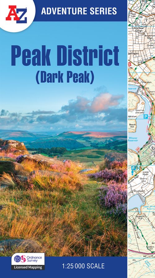 Peak District (Dark Peak), Non-Fiction, Paperback, A-Z Maps