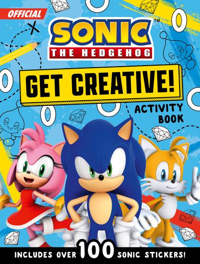 Cover image for Sonic The Hedgehog Get Creative! Sticker Activity Book - Sonic the Hedgehog