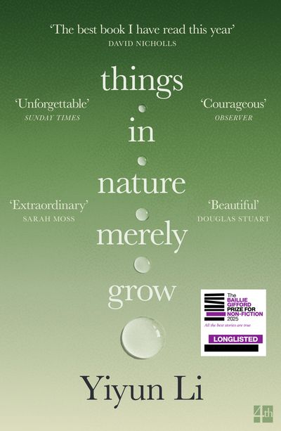 Cover image for Things in Nature Merely Grow - Yiyun Li