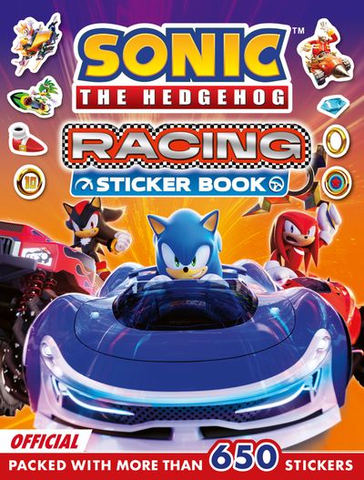 Cover image for Sonic the Hedgehog Racing Sticker Book - Sonic the Hedgehog