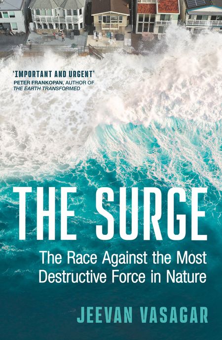 Cover image for The Surge: The Race Against the Most Destructive Force in Nature - Jeevan Vasagar