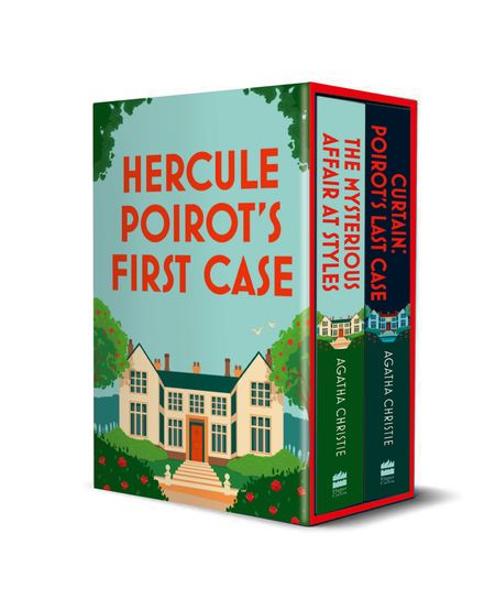Cover image for Agatha Christie’s Styles: Hercule Poirot’s First and Last Cases: 50th Anniversary Boxed Set edition - Agatha Christie, Introduction by Tom Adams