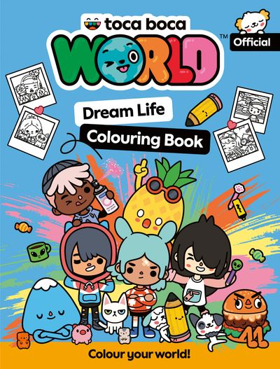 Cover image for Toca Boca Dream Life Colouring Book - Toca Boca