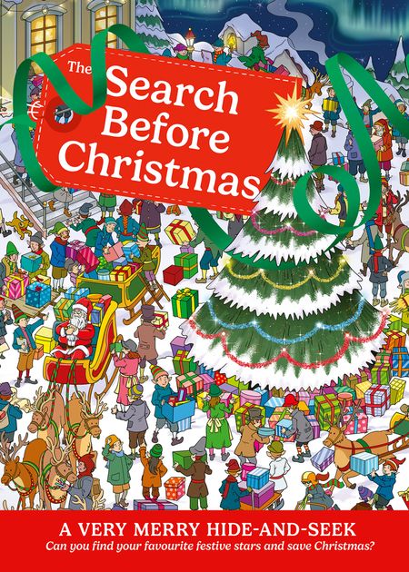 Cover image for The Search Before Christmas: A very merry hide-and-seek - Jorge Santillan