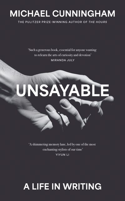 Cover image for Unsayable - Michael Cunningham