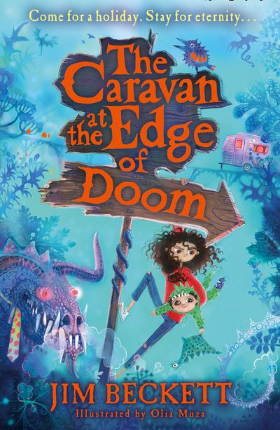 Cover image for The Caravan at the Edge of Doom - The Caravan at the Edge of Doom (The Caravan at the Edge of Doom, Book 1) - Jim Beckett, Illustrated by Olia Muza