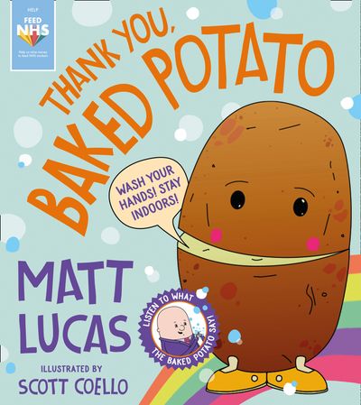 Cover image for Thank You, Baked Potato - Matt Lucas, Illustrated by Scott Coello