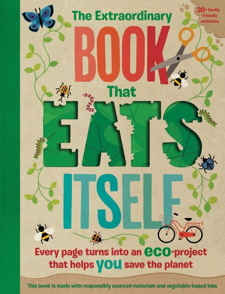 Cover image for The Extraordinary Book That Eats Itself - Susan Hayes and Penny Arlon, Illustrated by Pintachan
