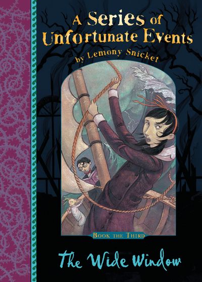 Cover image for A Series of Unfortunate Events - The Wide Window (A Series of Unfortunate Events) - Lemony Snicket