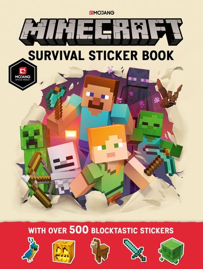 Cover image for Minecraft Survival Sticker Book: An Official Minecraft Book From Mojang - Mojang AB