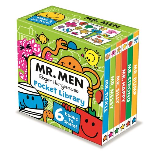 Mr. Men: Pocket Library, Fiction, Board Book, Roger Hargreaves, Illustrated by Roger Hargreaves