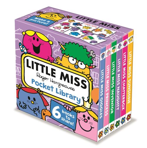 Little Miss: Pocket Library, Fiction, Board Book, Roger Hargreaves, Illustrated by Roger Hargreaves