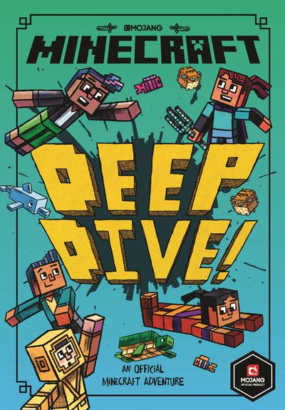 Cover image for Woodsword Chronicles - Minecraft: Deep Dive (Woodsword Chronicles, Book 3) - Mojang AB
