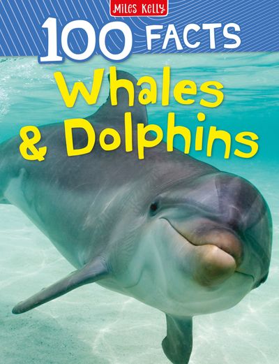 Cover image for 100 Facts - Whales & Dolphins (100 Facts) - Miles Kelly
