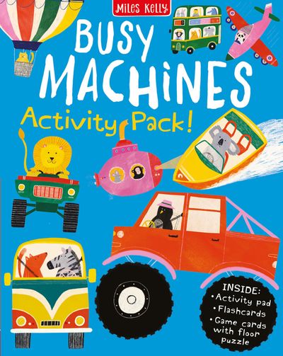 Cover image for Busy Machines Activity Pack - Miles Kelly