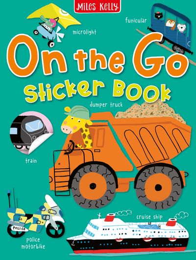 Cover image for On the Go Sticker Book - Miles Kelly