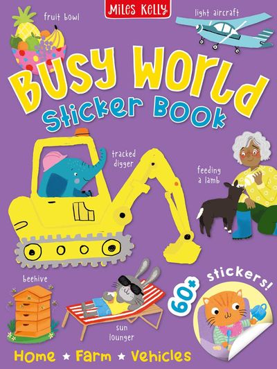 Cover image for Busy World Sticker Book - Miles Kelly