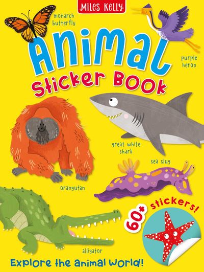 Cover image for Animal Sticker Book - Miles Kelly
