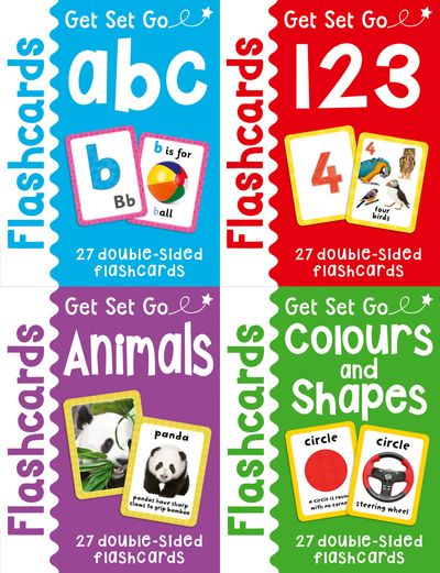 Cover image for Get Set Go - Flashcards Tray: Four sets of Flashcards (Get Set Go) - Miles Kelly