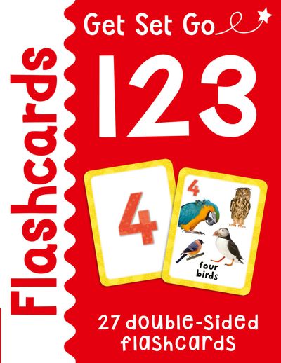 Cover image for Get Set Go - 123 Flashcards: 27 double sided flash cards (Get Set Go) - Miles Kelly