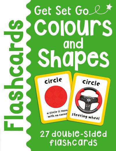Cover image for Get Set Go - Colours and Shapes Flashcards: 27 double sided flash cards (Get Set Go) - Miles Kelly
