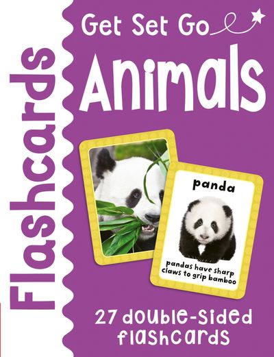 Cover image for Get Set Go - Animals Flashcards: 27 double sided flash cards (Get Set Go) - Miles Kelly
