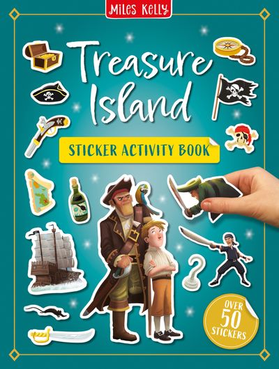 Cover image for Treasure Island Sticker Book - Miles Kelly