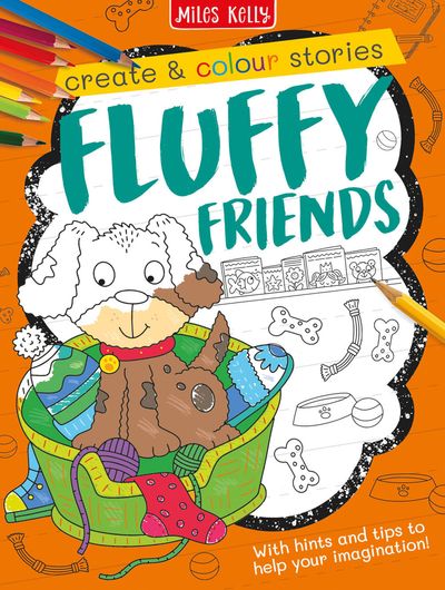 Cover image for Create and Colour - Stories Fluffy Friends (Create and Colour) - Miles Kelly